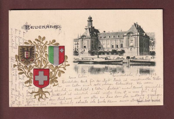 NEUCHÂTEL - La Poste - 1903