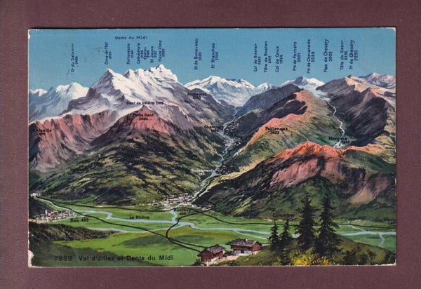 VAL D'ILLIEZ - Dents du Midi - 1920