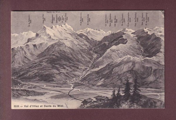 VAL D'ILLIEZ - Dents du Midi - 1911