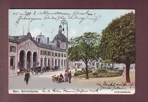 BERN - Bahnhofplatz - 1906