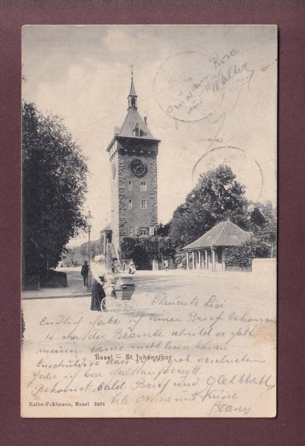 BASEL - St. Johannthor - 1904