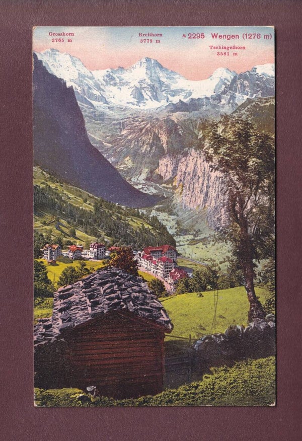 WENGEN - Breithorn - 1917