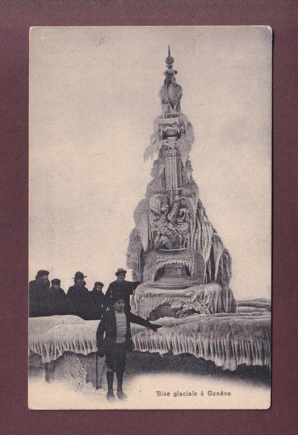 Bise glaciale à GENEVE - 1908
