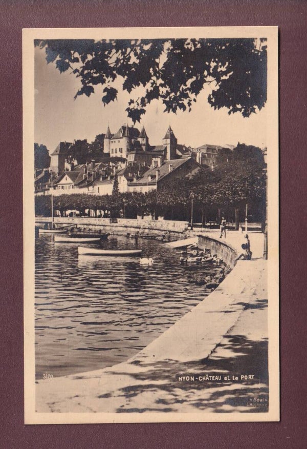 NYON - Quai - Château - 1940