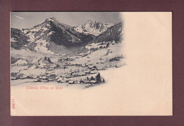 CHÂTEAU D'OEX en hiver