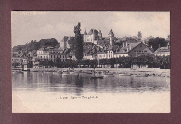 NYON depuis le lac