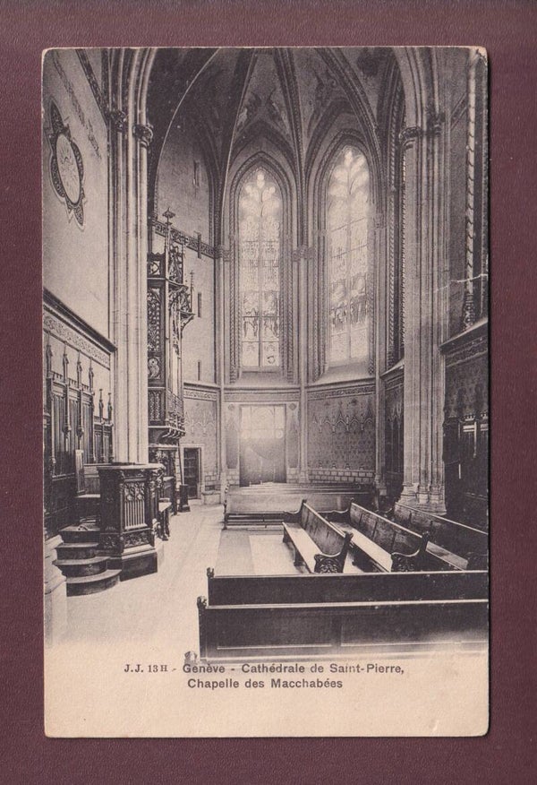GENEVE - Cathédrale St. Pierre - Chapelle des Macchabées