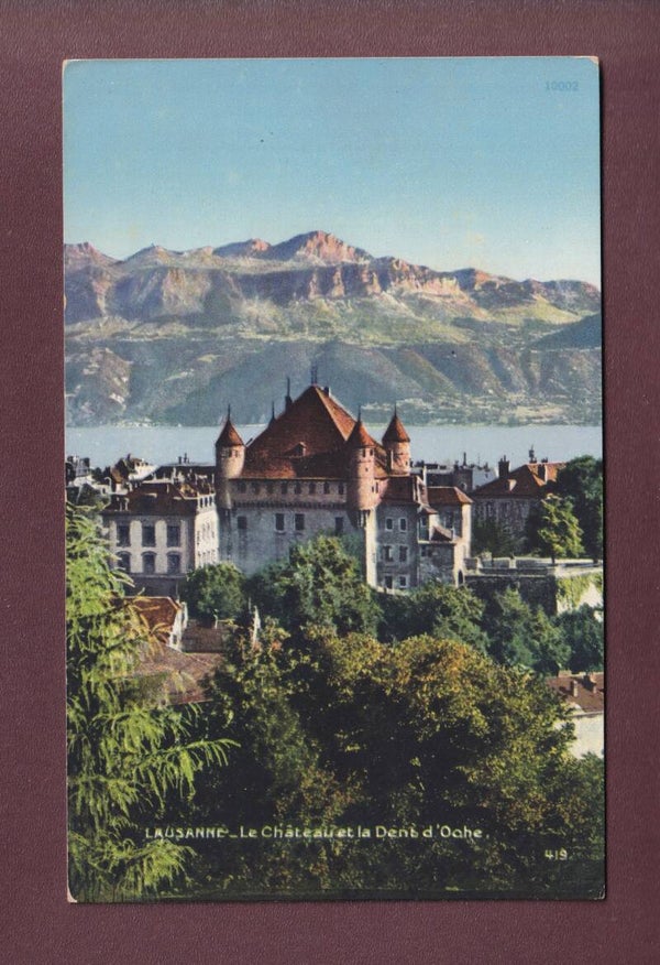 LAUSANNE - Château et Dent d'Oche
