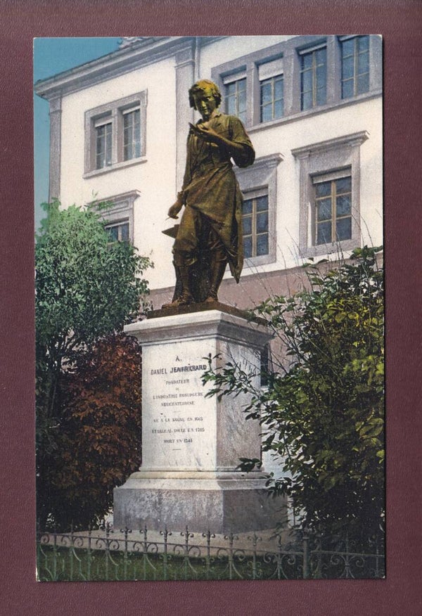 LE LOCLE - Statue Daniel Jeanrichard