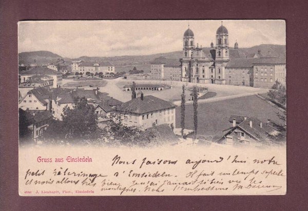 Gruss aus EINSIEDELN - 1902 // Eckbüge //