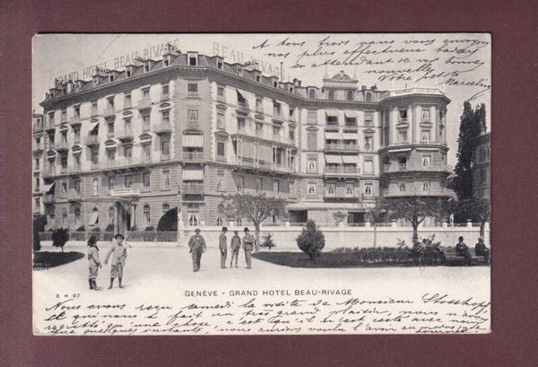 GENEVE - Grand Hôtel Beau-Rivage - 1904