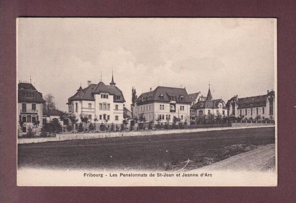 FRIBOURG - Les Pensionnats St. Jean et Jeanne d'Arc - 1913