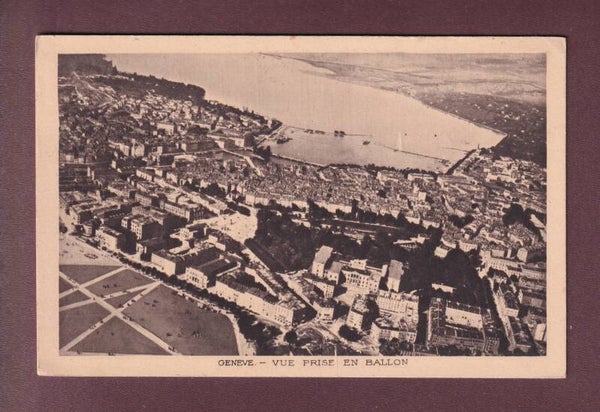 GENEVE - Vue prise en Ballon - 1919