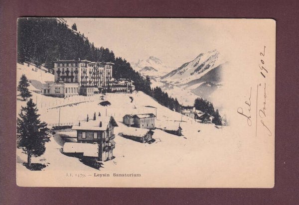 LEYSIN en hiver - Sanatorium - 1902