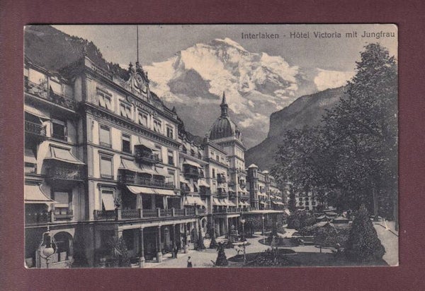 INTERLAKEN - Hotel Victoria - 1913