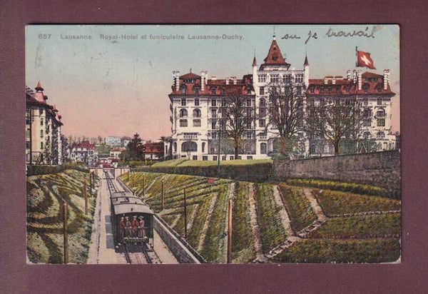 LAUSANNE - Funiculaire - Hotel Royal