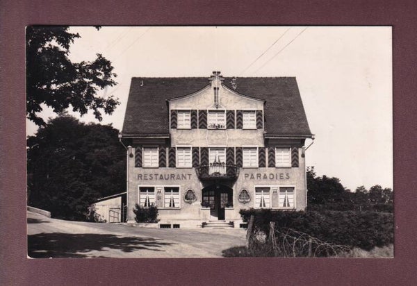 Restaurant PARADIES bei Basler Schiessstand - 1953