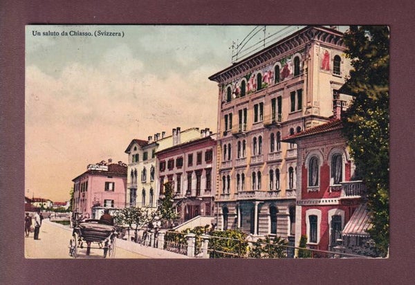 Un saluta da CHIASSO - 1912
