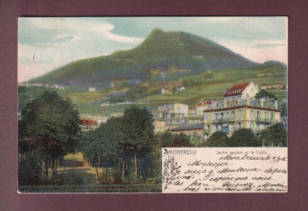 MONTREUX - Jardin Anglais - 1907