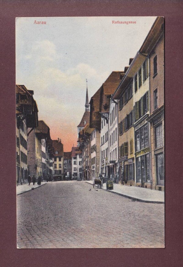AARAU - Rathausgasse - 1910