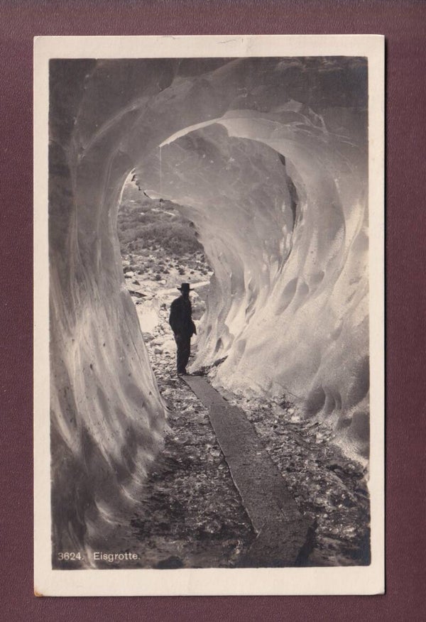 EISGROTTE - 1924 Bahnpost