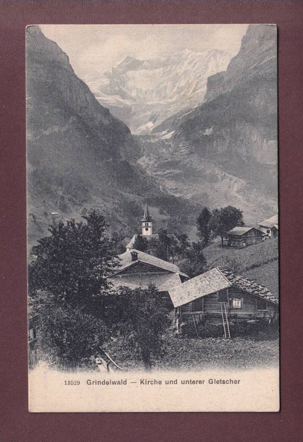GRINDELWALD - Kirche - Untere Gletscher