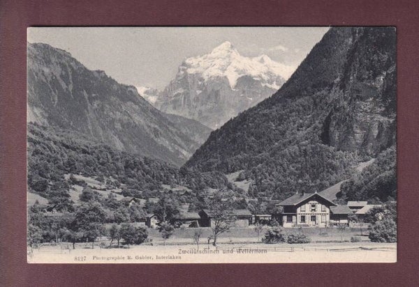 ZWEILÜTSCHINEN und Wetterhorn