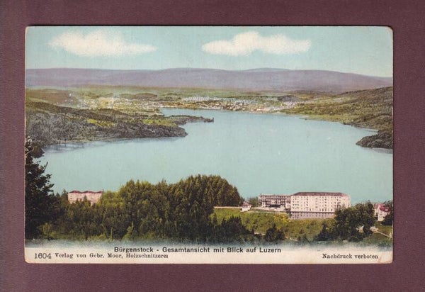 BÜRGENSTOCK - Blick auf Luzern // Eckbug //