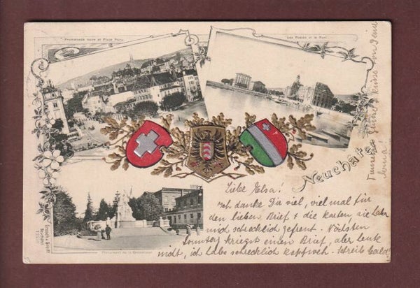 NEUCHÂTEL - Multivues - 1904