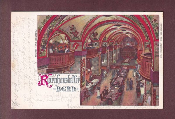 BERN - Kornhauskeller - 1901