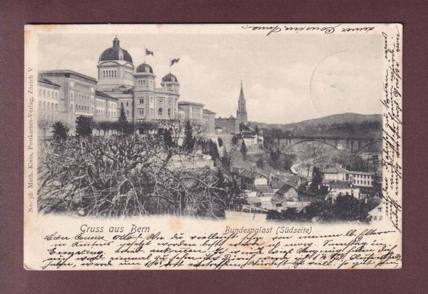 Gruss aus BERN - Budespalast - 1903