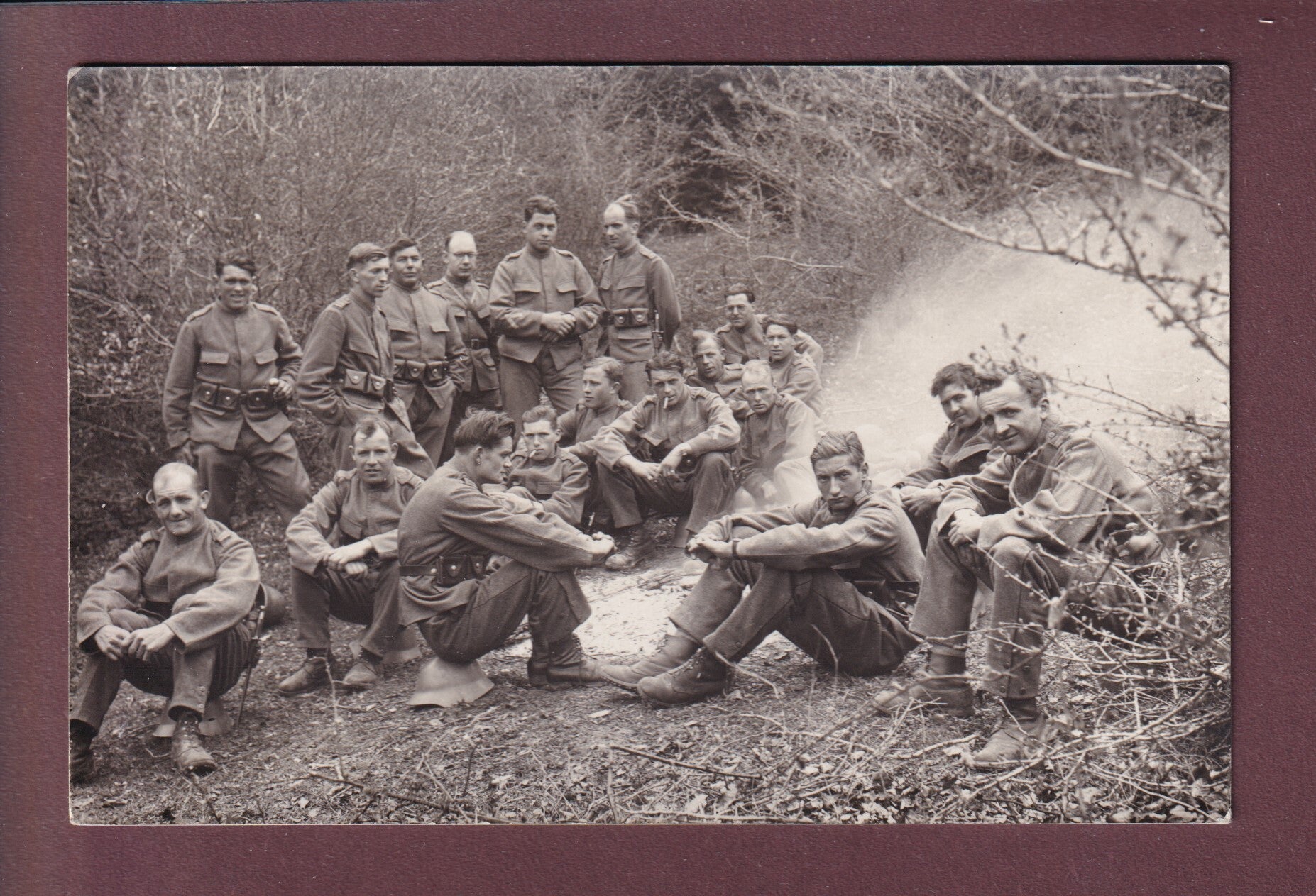 Photo - MILITAIRES - Cours de Diesse 1935