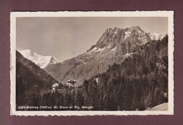 GIETROZ - Aiguilles Rouges - 1937