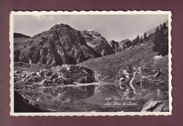 Val d'AROLLA - Lac Bleu de LUCEL - 1958