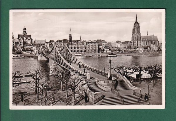 FRANKFURT - Eiserner Steg - 1954