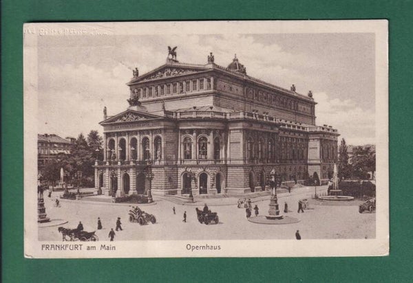 FRANKFURT - Opernhaus - 1926