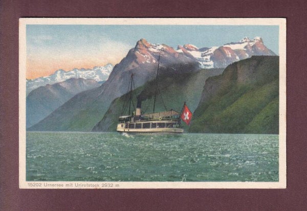 URNERSEE - Urirotstock - Schiff