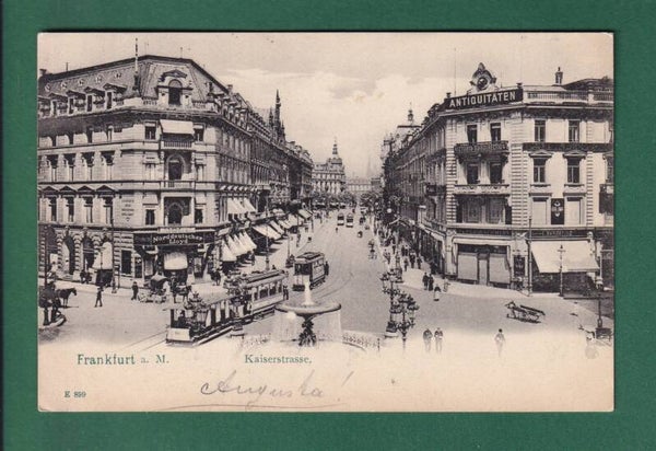 FRANKFURT - Kaiserstrasse - Tram - 1903