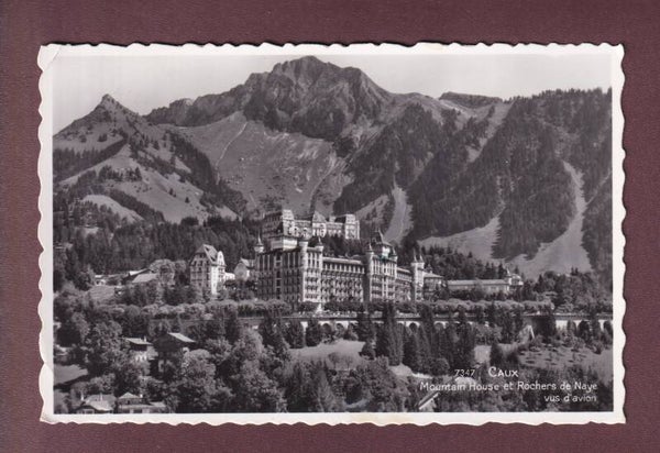 CAUX - Mountain House vu d'avion - 1952