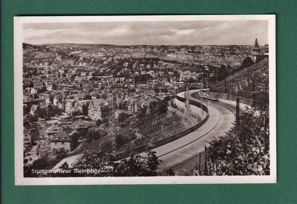 STUTTGART - Neue Weinsteige - Tram - 1939