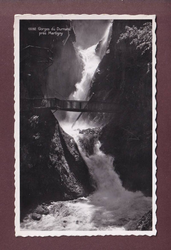 Gorges du DURNAND près Martigny - 1947