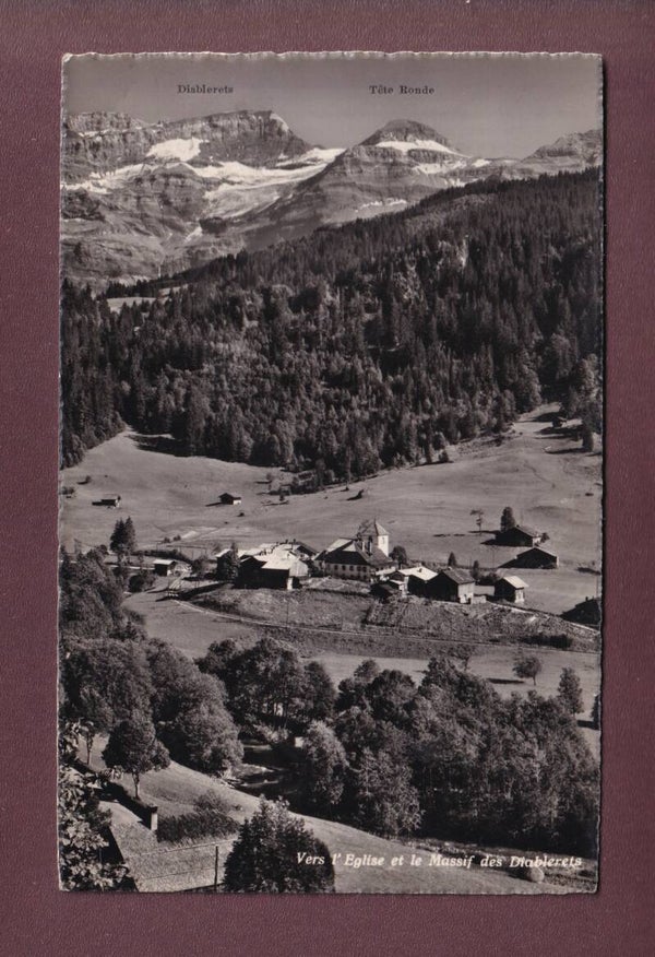 VERS L'EGLISE - Diablerets - 1948