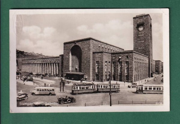 STUTTGART - Hauptbahnhof - tram - 1939