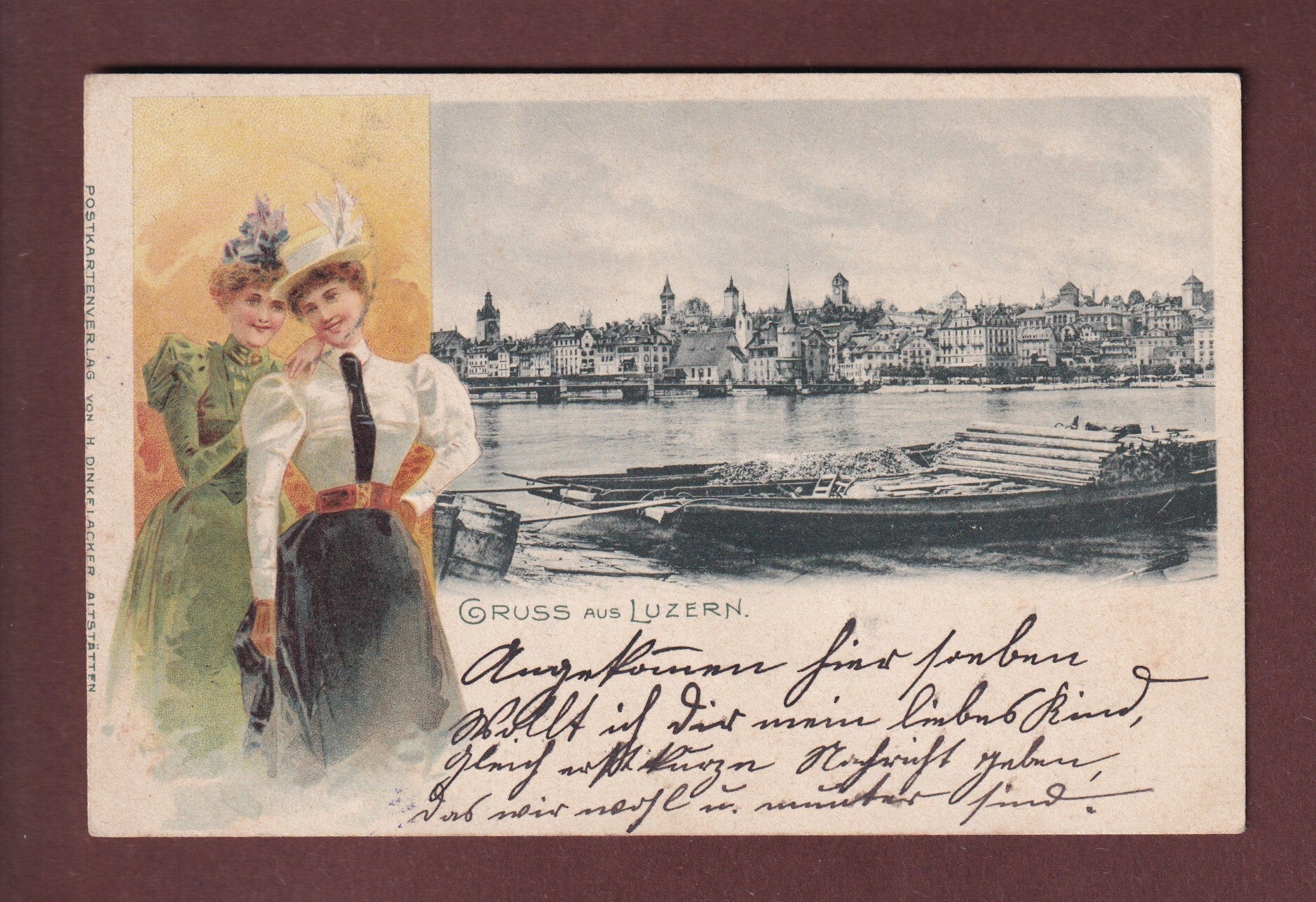 Gruss aus LUZERN - Frauen - 1900 Feldpost