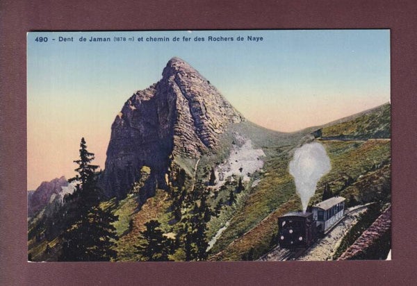 Chemin de fer des Rochers de Naye - Dent de JAMAN