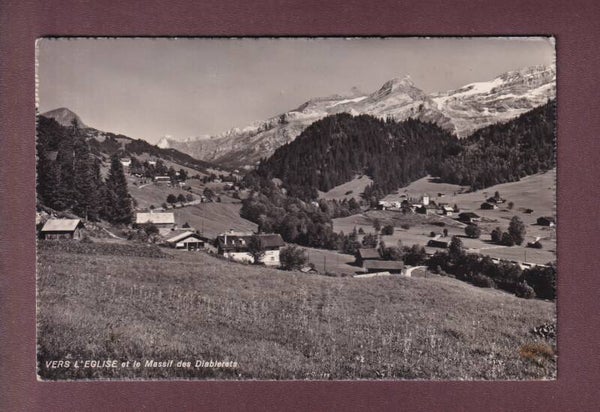 VERS L'EGLISE - Diablerets // pli //