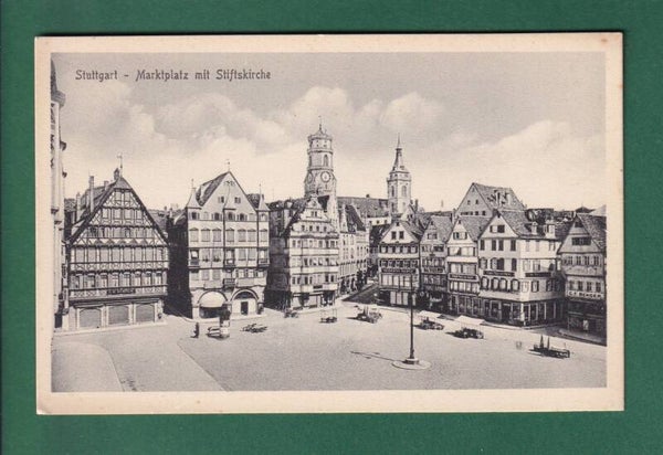 STUTTGART - Marktplatz - Stiftskirche