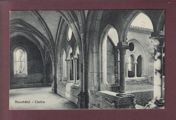 NEUCHÂTEL - Cloître - 1925
