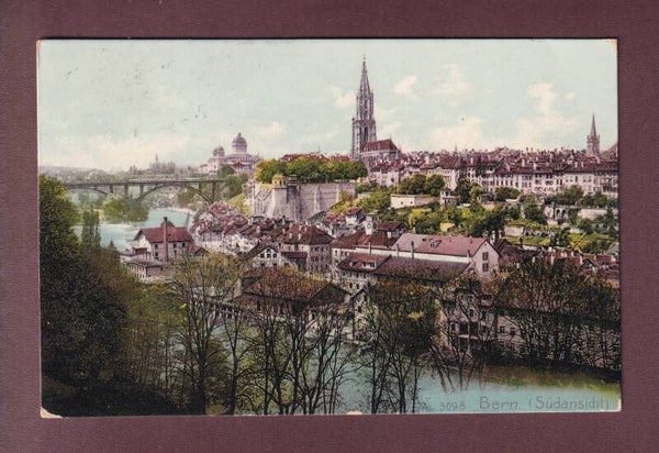 BERN - Südansicht - 1907 // Falte //