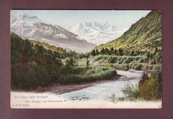 KANDER und Blümlisalp - 1905 CPN